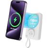 Generico Power Bank con Mag-safe,Caricatore Wireless Portatile PD 22.5W Ricarica Rapida, 10000mAh Powerbank Magnetico con Bracket Per i phone 16/15/14/13/12/Pro/Pro Max, i Watch & Android ecc.
