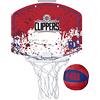 Wilson Minicanestro da Basket NBA TEAM MINI HOOP, Plastica, Bianco/Rosso (Los Angeles Clippers)