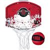 Wilson Minicanestro da Basket NBA TEAM MINI HOOP, Plastica, Bianco/Rosso (Houston Rockets), Taglia unica