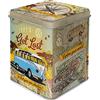 Nostalgic-Art Contenitori da tè retro, Bulli T1 - Let's Get Lost - Idea regalo per i bus VW, per tè sfuso e bustine di tè, Design vintage, 100 g