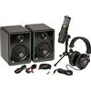 Mackie Creator Bundle Studio Monitor Attivi/Microfono a Condensatore/Cuffia