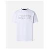 North Sails New Linear M - T-shirt - Uomo - Bianco