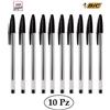 10 PENNE BIC A SFERA CRISTAL ORIGINAL INCHIOSTRO NERO