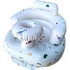Little Bean Seggiolino gonfiabile per bambini da 4 a 24 mesi con pompa ad aria integrata, supporto per la schiena per bambini, sedia per sedersi, sedia per baby shower, sedile (Dinosauro)