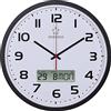Renkforce HD-WRCL135 - Orologio da parete radio, 32 x 4,5 cm, colore: Nero
