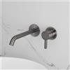 neoro FC miscelatore lavabo in acciaio inox, incasso a parete,, BN0702FCBG, FC grafite spazzolato [Rubinetteria Bagno > Rubinetteria Lavabo]