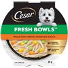 Cesar Dog Vaschetta Fresh Bowls Multipack 10x85G POLLO CON CAROTE