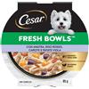 Cesar Dog Vaschetta Fresh Bowls Multipack 10x85G ANATRA CON RISO ROSSO