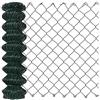 Generico ROTOLO 25 m RETE METALLICA ZINCATA PLASTIFICATA PER RECINZIONE A MAGLIA LIBERA (125 cm)
