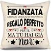 Aosumin Fidanzata abbiamo cercato di trovare il regalo perfetto per te ma tu hai già noi Copricuscini divertenti per la fidanzata Regalo di compleanno Regalo di San Valentino Regalo di Natale (fidanzata-b)
