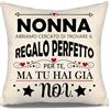 Aosumin Nonna abbiamo cercato di trovare il regalo perfetto per te ma tu hai già noi Copricuscini divertenti per la nonna Compleanno Festa della mamma Festa della nonna Regalo di Natale(nonna-b)