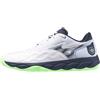 Mizuno Scarpe da tennis da uomo Mizuno Wave Enforce Court AC White/Vintage Indigo EUR 42