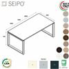 SEIPO RING scrivania operativa lineare P.900 struttura metallica ad anello Seipo RN.0072 3 4