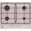 Beko Piano Cottura da Incasso a Gas 60 cm 4 Fuochi Griglie Smaltate Finitura Avena Beko HIAG 64224 SAVR - HIAG64224SAVR