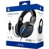 Bigben Cuffia Gaming Licenza Ufficiale Sony - - Playstation 4, Nero/Blu