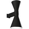 Nemo - Lampada da parete Le Corbusier - Nero - Alluminio - Designer Le Corbusier