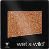 Wet n Wild - Color Icon Eyeshadow Glitter Single - Ombretto Glitter Brillante Singolo Ottone - Super Pigmentato, con Formula Idratante e Setosa - Vegan - Brass