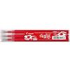 3 Refill ricarica per penna pilot frixion 0,7 Colore rosso