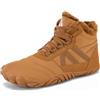 Mishansha Scarpe Uomo Invernali Stivaletti Neve Donna Caldo Scarponcini Invernali Antiscivolo Scarponi Neve Barefoot Shoes Grigio EU Gr.44