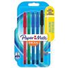 Paper Mate Papermate Inkjoy 100ST Penne a Sfera con Cappuccio, Punta Fine da 0.7 mm, Confezione da 5, Colori Classici Assortiti