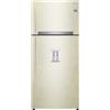 LG GTF744SEPED Frigorifero doppia porta, Classe E, 509L, Wi-Fi, Dispenser acqua, Sabbia