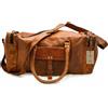 Fatto a mano Borsone 20" uomo palestra borsa vintage pelle viaggio pernottamento originale...
