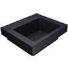 COLAVENE Lavabo a incasso e d'appoggio rettangolare vasca centrale Alaqua L 60 x H 25 x P 21 cm in ceramica grigio opaco