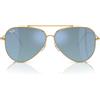 Ray-Ban Occhiali da Sole RBR0101S 92023A Aviator Reverse Oro/Blu Unisex