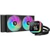 Deepcool Dissipatore cpu a liquido DeepCool LQ240 12 cm Black 1 pc(s) [R-LQ240-BKLSMW-G-1]