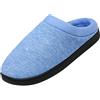 Mishansha Pantofole Invernali da Uomo Calde Morbido Peluche Liner Ciabatte per la Casa per Donne Confortevole Memory Foam Slippers, Casa Grigio 36