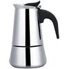 Beufee Caffettiera Moka Caffettiera Espresso Moka Pentola Acciaio Inox Piano Cottura Moka Caffettiera Italiana(100ml)