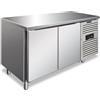 KLIMAITALIA Tavolo refrigerato con 2 porte - Ventilato - cm 136 x 70 x 86 h