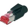 Digitus A-MO6 8/8 HRS cavo di collegamento RJ-45 Nero A-MO6 8/8 HRS