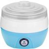 Wytino Yogurtiera Elettrica, 1L Elettrodomestico elettrico automatico Yogurt Maker Contenitore interno in acciaio inossidabile, Macchina per Formaggio e Yogurt (Blu)