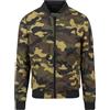 URBAN CLASSICS Bomber Uomo, Giacca Mimetica, Bomber in Stile Old School, Giacca Mezzo Tempo Impermeabile, Vestibilità Ottimale, Taglie S - XXL