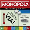 Monopoly Gioco classico da tavolo con vaschetta-contenitore e pedine più grandi - Versione italiana