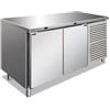 KLIMAITALIA Tavolo refrigerato 2 porte - Doppia temperatura - cm 136 x 70 x 86 h