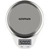 G3 Ferrari G20082 Bilancia da Cucina Elettronica con Piatto Inox 1gr/5kg, Bianco