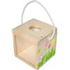 Eichhorn - Scatola per osservazione degli Insetti da Esterni, per Montaggio e Pittura, Include Vernice e Pennello, 12 x 12 x 12 cm, in Tiglio, a Partire dai 6 Anni