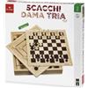 Dal Negro Scacchi Dama Tria Top 36 cm Gioco da Tavolo per Bambini da 8+ Anni - 53909