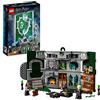 LEGO 76410 Harry Potter Stendardo della Casa Serpeverde da Parete, Giocattolo Sala Comune del Castello di Hogwarts con Minifigure di Draco Malfoy, Giochi da Collezione e Viaggio per Bambini e Bambine