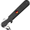 Westmark Apriscatole a leva, Con apribottiglie, Lunghezza: 16,2 cm, Acciaio, Columbus, Colori assortiti: Nero/Rosso/Argento, 10252270