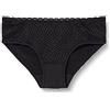Playtex Slip Midi Ideal Posture Supporto ed Eleganza Donna x1, Nero, 5/XL