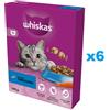 WHISKAS Adult 6x300g cibo secco per gatti adulti con tonno