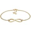 DIAMORE Elli Bracelet Infinity Diamond (0.03 ct.) 925 Sterling Silver Rose Gold Plated