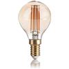 Ideal Lux E14 SFERA 4W 2200K CRI80 AMBRA Mod. 151656 Confezione Kit 10 Lampadine