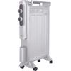 MELCHIONI Termoconvettore MIKA PLUS con elementi riscaldanti in Mica - Potenza 1500W, Diffusione Rapida del Calore, Bianco