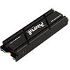 Kingston FURY Renegade 500G PCIe 4.0 NVMe SSD W/ Dissipatore di calore - Adattiper gamer, appassionati e power user- SFYRSK/500G