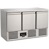 KLIMAITALIA Saladette refrigerata 3 porte - Statica - cm 136.8 x 70 x 87 h