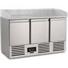 KLIMAITALIA Saladette refrigerata 3 porte - Statica - cm 140 x 70 x 101 h